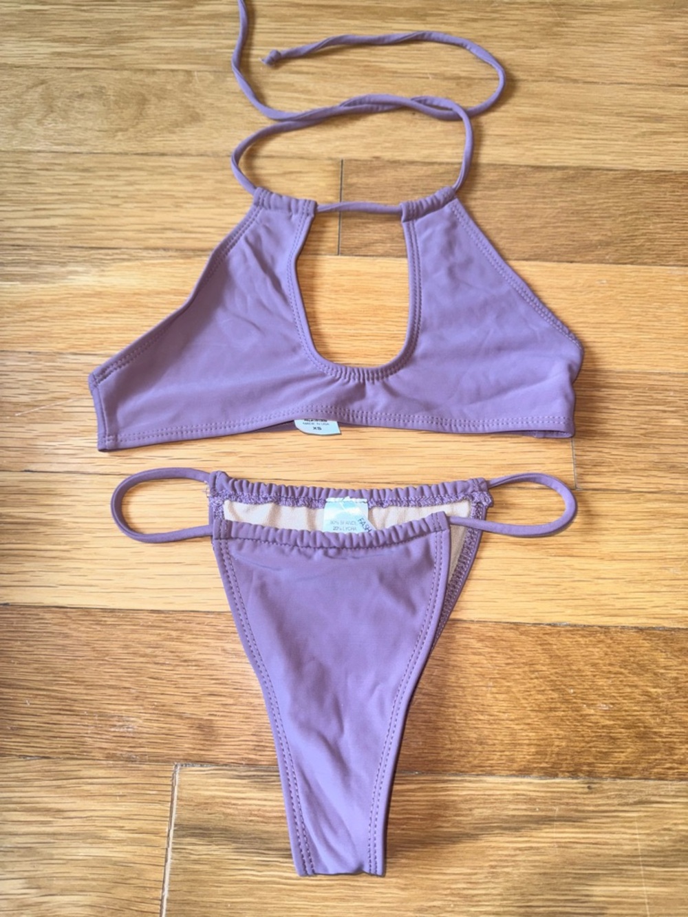 Fashion Nova Mauve Keyhole Bikini Set